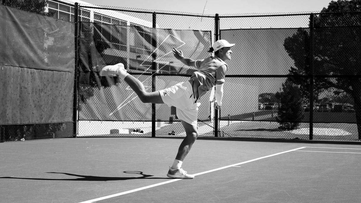Sebastian serving